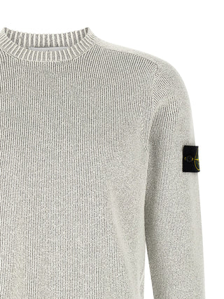 Stone Island Gray Cotton Cardigan