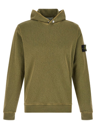 Stone Island Bicolor Cotton Sweatshirt