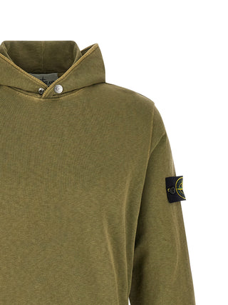 Stone Island Bicolor Cotton Sweatshirt