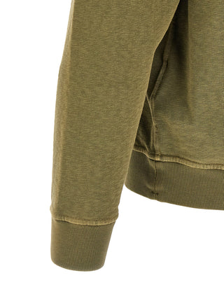 Stone Island Bicolor Cotton Sweatshirt