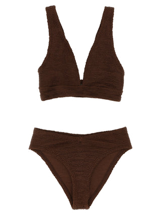 Hunza G Brown Polyamide Bikini