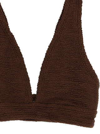 Hunza G Brown Polyamide Bikini