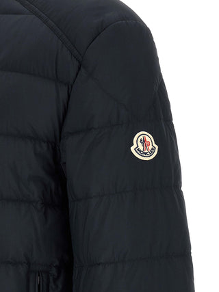 Moncler Blue Polyamide Full-Length Jacket
