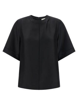 Loulou De Saison Black Silk Shirt