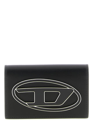 Diesel Black Leather Cardholder