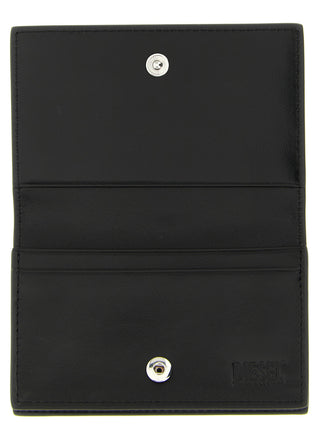 Diesel Black Leather Cardholder