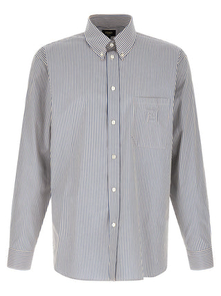 Fendi Blue Cotton Blouse