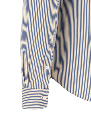 Fendi Blue Cotton Blouse