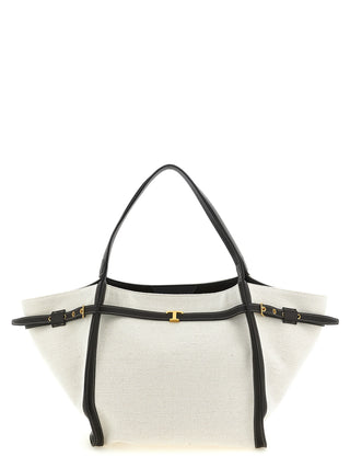 Tod's Multicolor Linen Tote Bag
