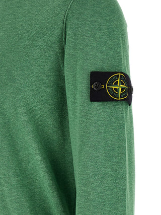 Stone Island Bicolor Cotton Cardigan