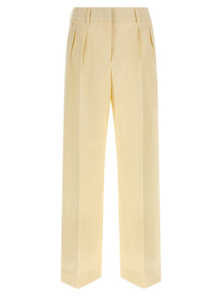 Moncler Beige Cotton Dress Pants