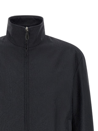 Etro Blue Polyamide Jacket