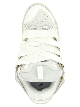 Lanvin White Calfskin Chunky Sneakers