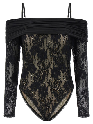 Zimmermann Black Polyamide Bodysuit