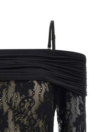 Zimmermann Black Polyamide Bodysuit