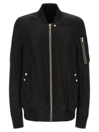 Rick Owens Black Copper Bomber