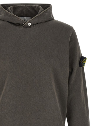 Stone Island Brown Cotton Sweatshirt