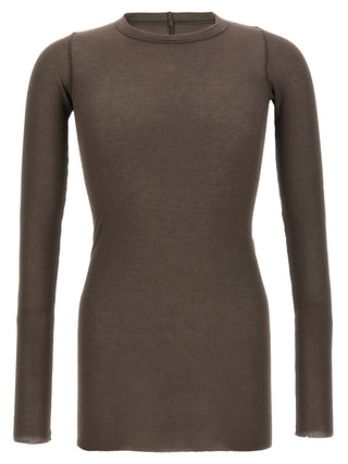 Rick Owens Gray Viscose T-Shirt