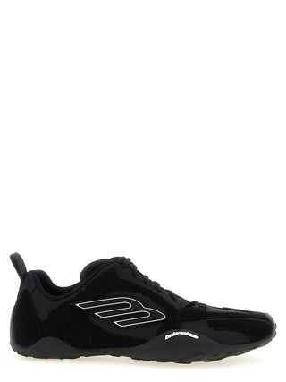 Balenciaga Black Polyester Athletic Sneakers