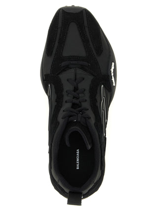 Balenciaga Black Polyester Athletic Sneakers