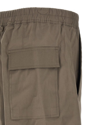 Rick Owens Gray Cotton Casual Pants
