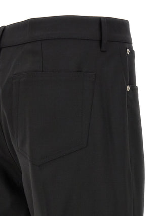 Rick Owens Black Wool Jeans Denim