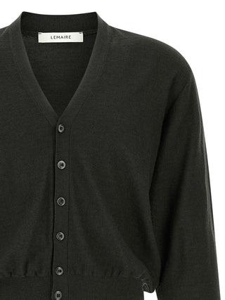 Lemaire Black Marabou Cardigan