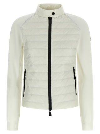 Moncler Grenoble White Polyamide Cardigan