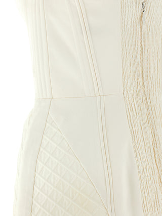 Zimmermann White Cotton Short Dress