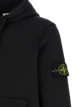 Stone Island Black Cotton Sweatshirt