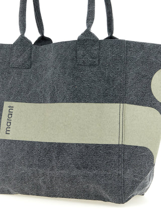 Isabel Marant Black Cotton Tote Bag