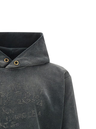 Maison Margiela Gray Cotton Hoodie
