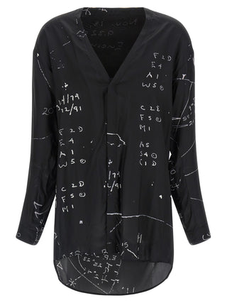 Rick Owens Black Viscose Blouse