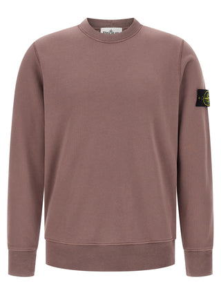 Stone Island Purple Cotton Sweatshirt