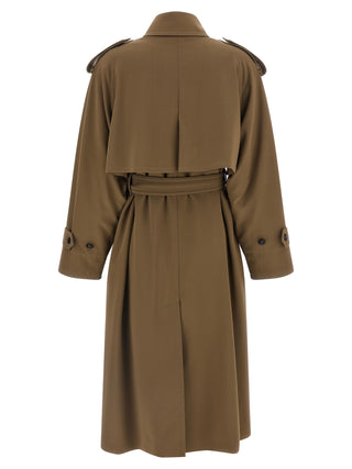 Max Mara Mxmcerto Virgin Wool Trench Coat