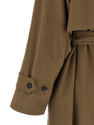 Max Mara Mxmcerto Virgin Wool Trench Coat