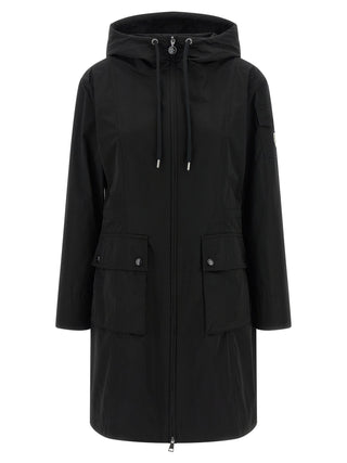 Moncler Black Polyester Parka