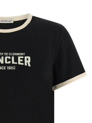 Moncler Black Cotton T-Shirt