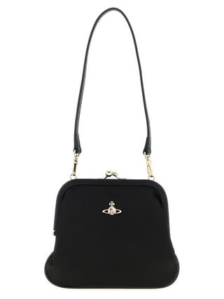 Vivienne Westwood Black Viscose Clutch Bag