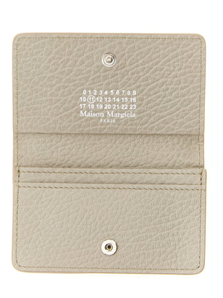 Maison Margiela Gray Bovine Leather Cardholder