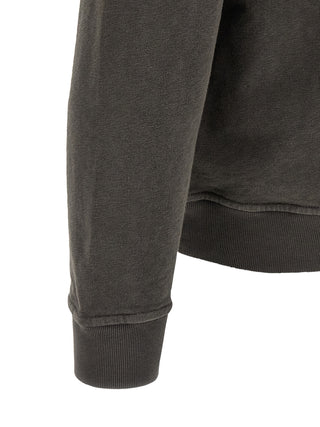 Stone Island Gray Cotton Sweatshirt