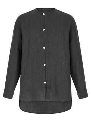 Jacquemus Gray Linen Blouse