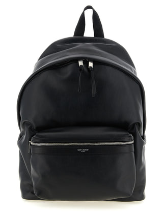 Saint Laurent Black Calfskin Backpack