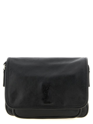 Saint Laurent Black Calfskin Crossbody Bag