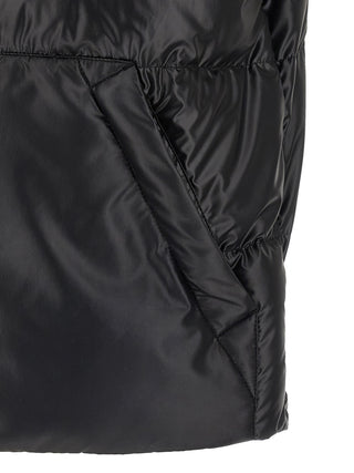 Moncler Black Polyester Sleeveless Jacket