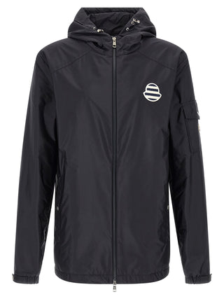Moncler Blue Polyamide Shell Jacket