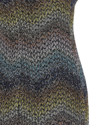 Missoni Multicolor Viscose Short Dress