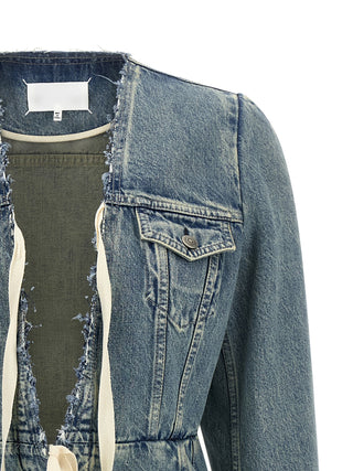 Maison Margiela Blue Cotton Denim Jacket