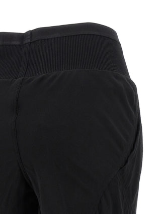 Rick Owens Black Silk Flared Pants