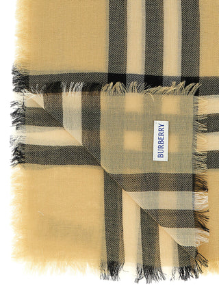 Burberry Beige Wool Scarf